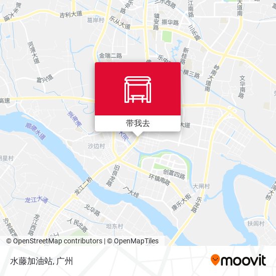 水藤加油站地图