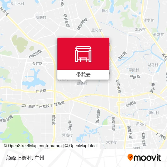 颜峰上街村地图