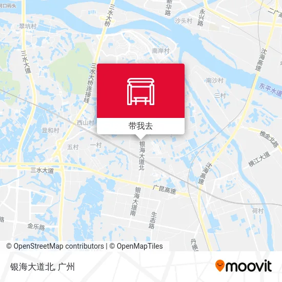 银海大道北地图