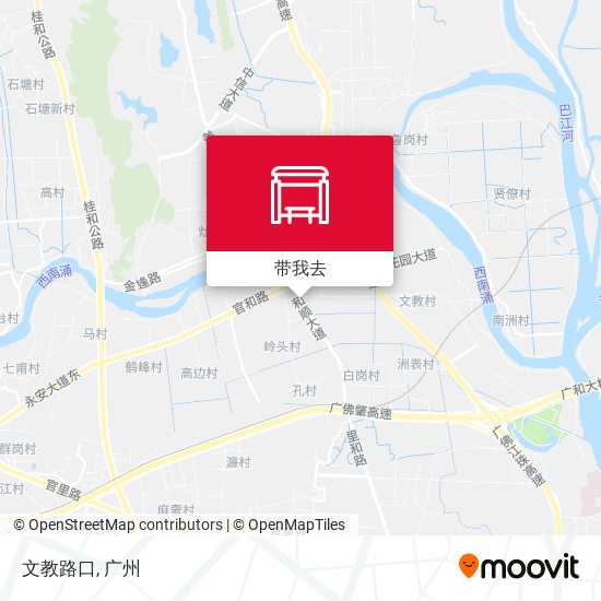 文教路口地图