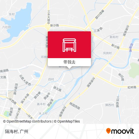 隔海村地图