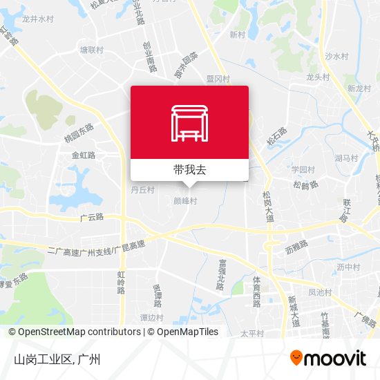 山岗工业区地图