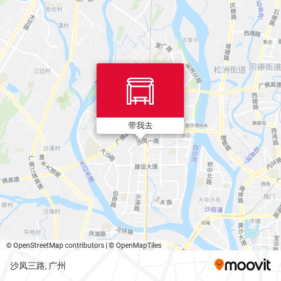 沙凤三路地图