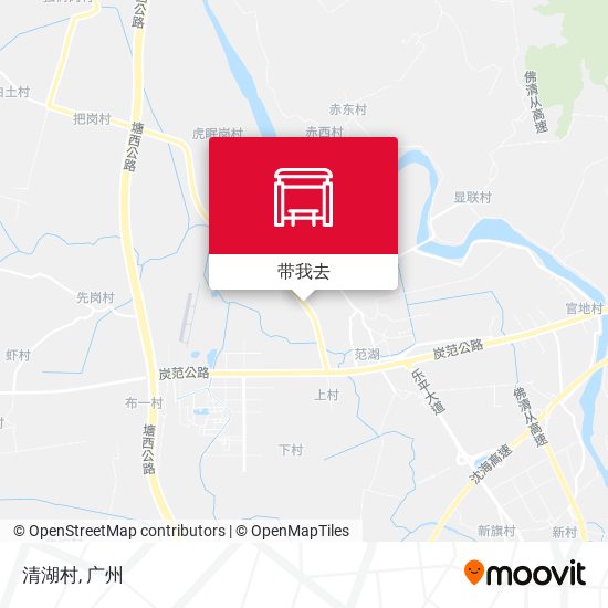 清湖村地图
