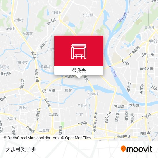 大步村委地图