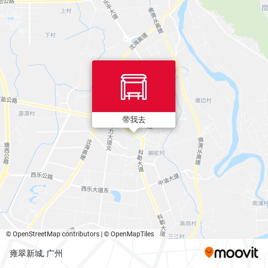 雍翠新城地图