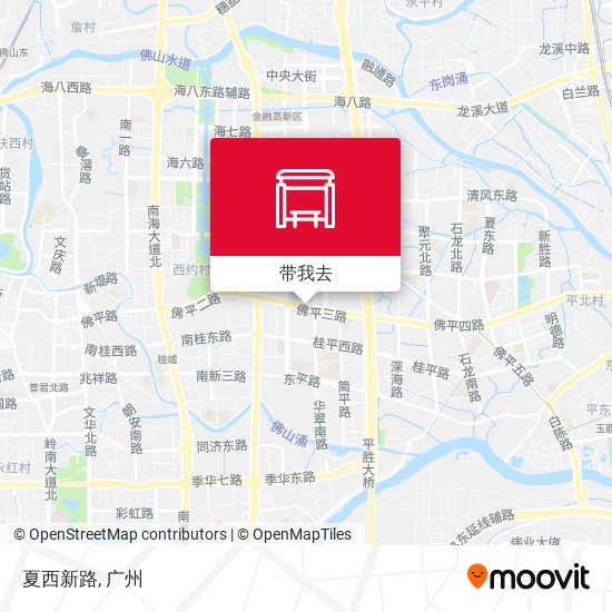 夏西新路地图