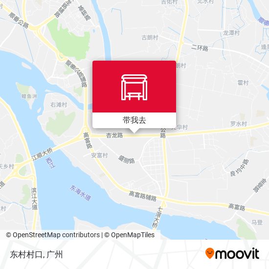 东村村口地图