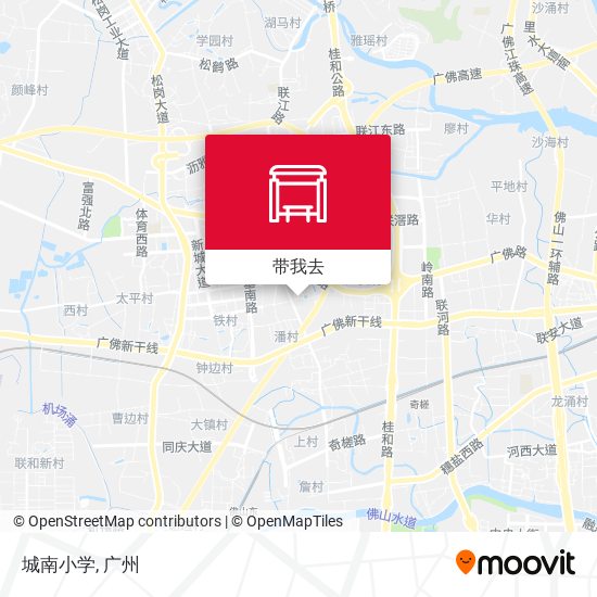 城南小学地图