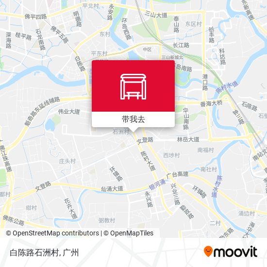 白陈路石洲村地图