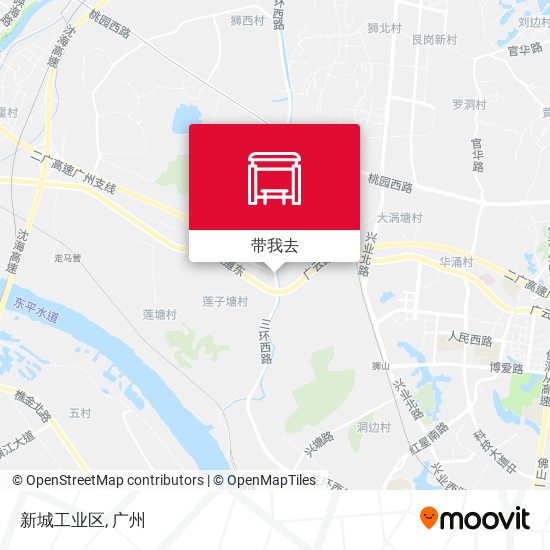 新城工业区地图