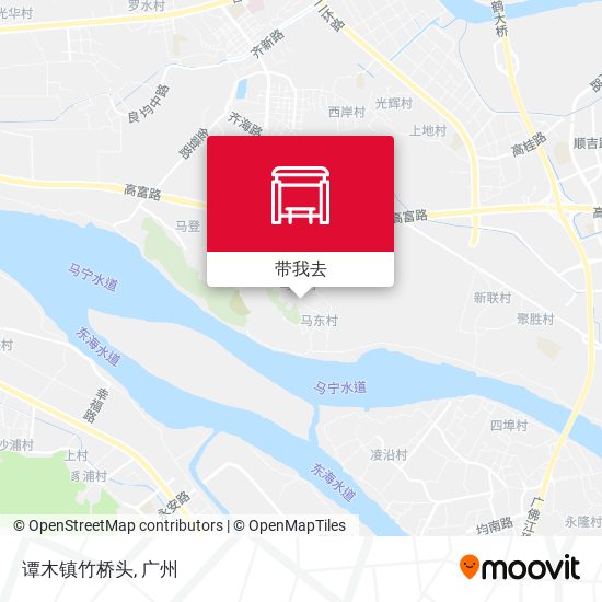 谭木镇竹桥头地图