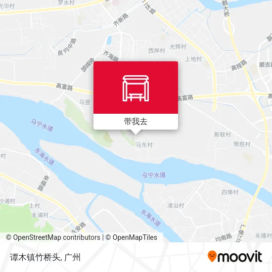 谭木镇竹桥头地图