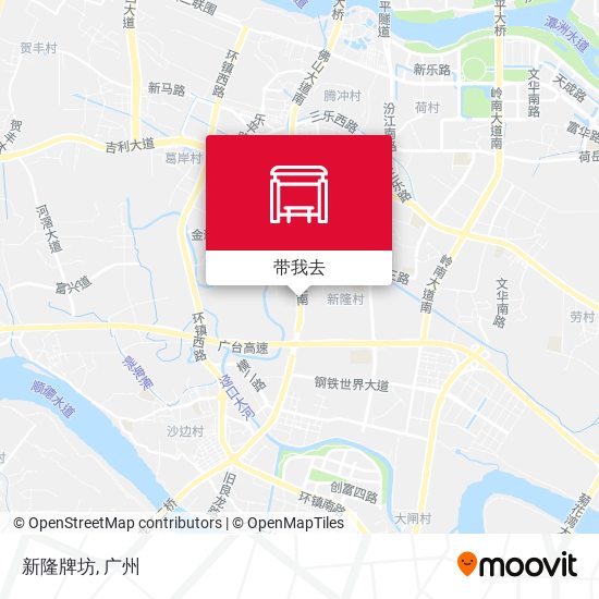 新隆牌坊地图