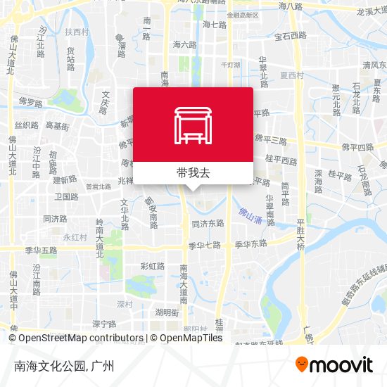 南海文化公园地图
