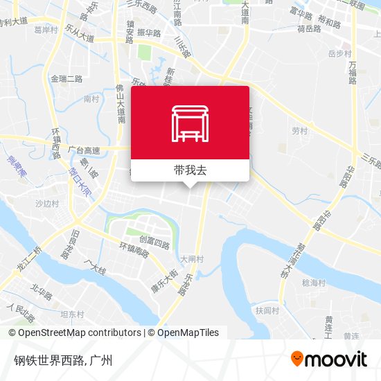 钢铁世界西路地图