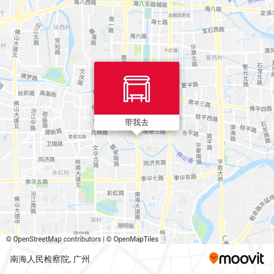 南海人民检察院地图
