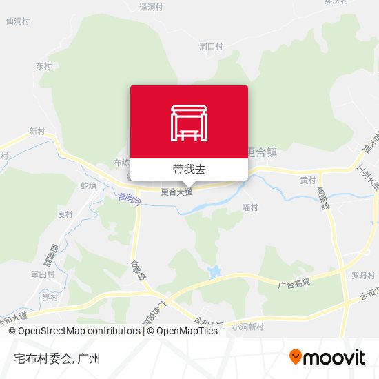宅布村委会地图