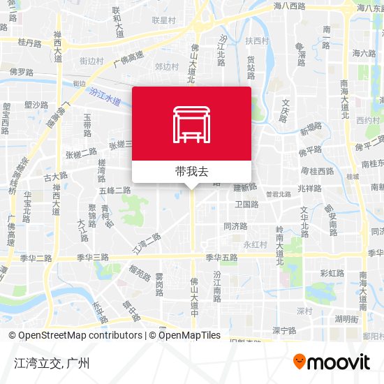 江湾立交地图