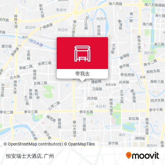 恒安瑞士大酒店地图