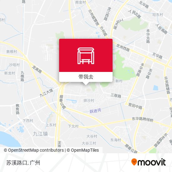 苏溪路口地图