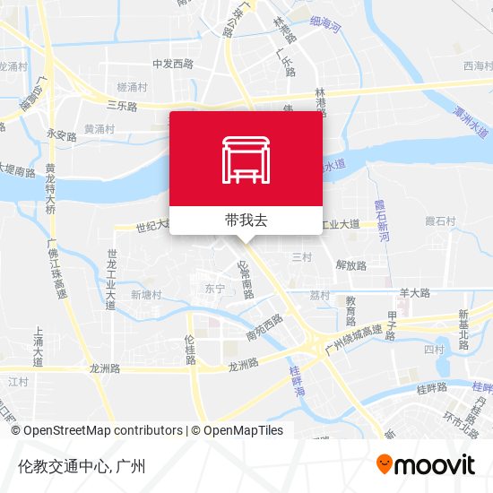 伦教交通中心地图