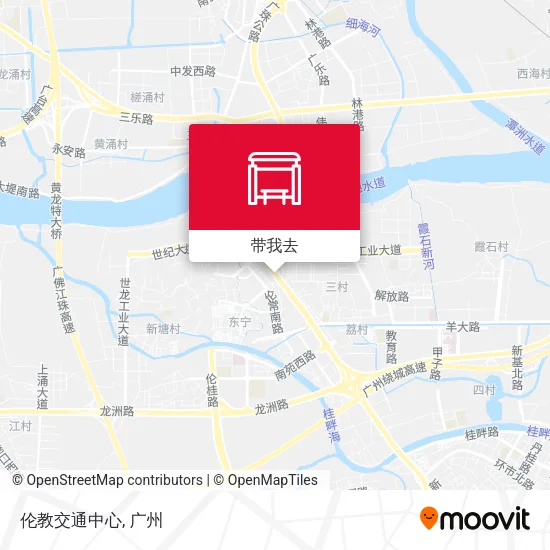 伦教交通中心地图