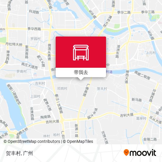 贺丰村地图