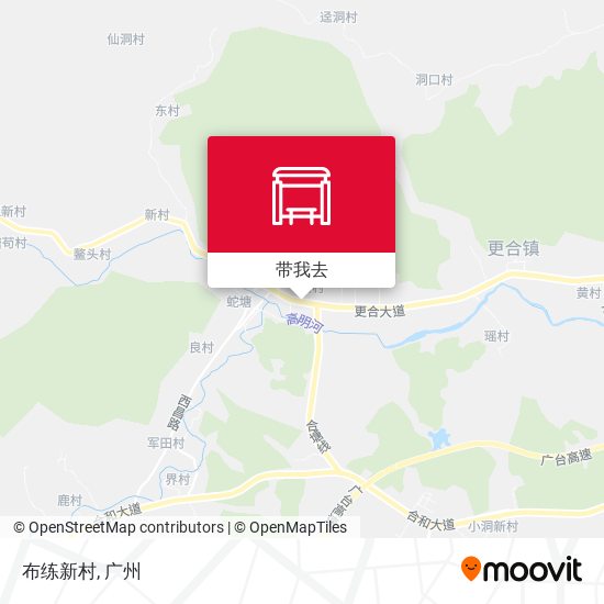 布练新村地图
