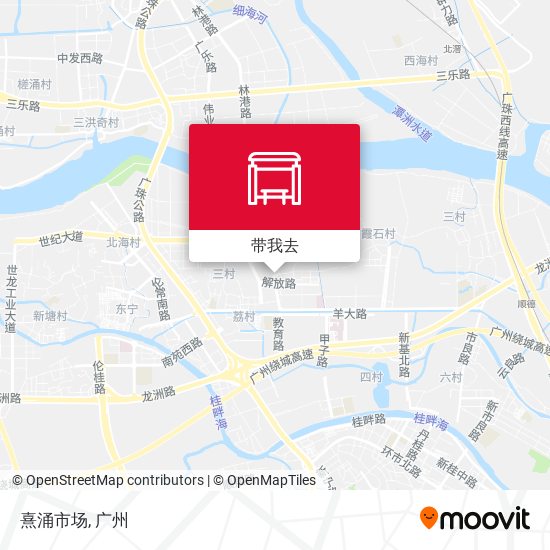 熹涌市场地图