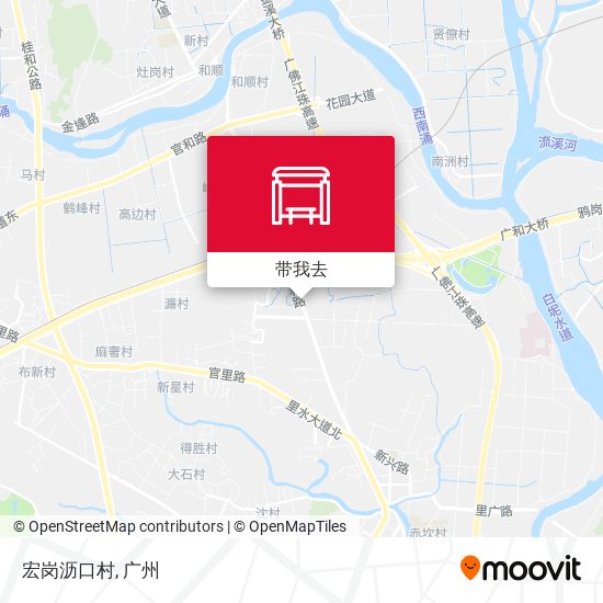 宏岗沥口村地图