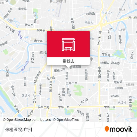 张槎医院地图