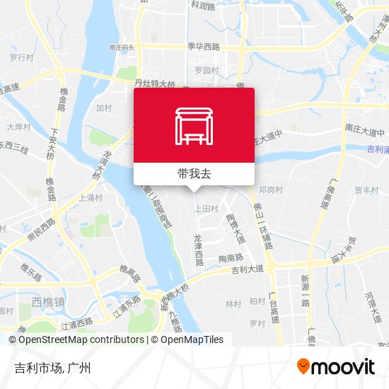 吉利市场地图