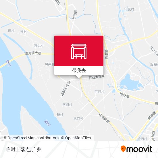 临时上落点地图