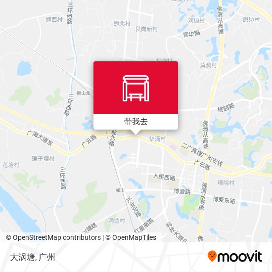 大涡塘地图