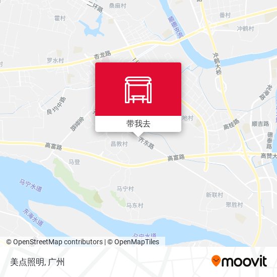 美点照明地图