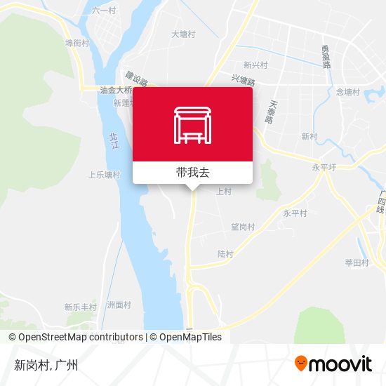 新岗村地图