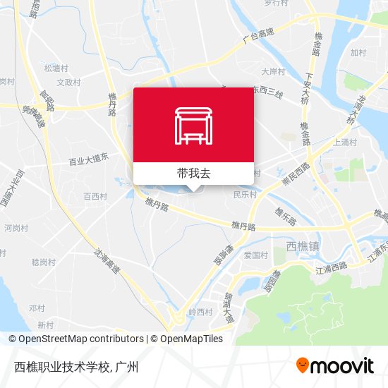 西樵职业技术学校地图