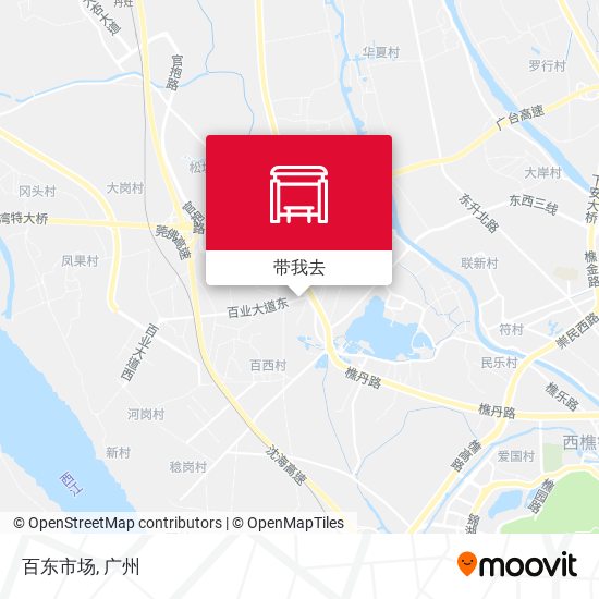 百东市场地图