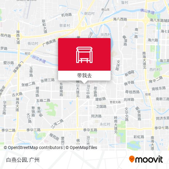 白燕公园地图