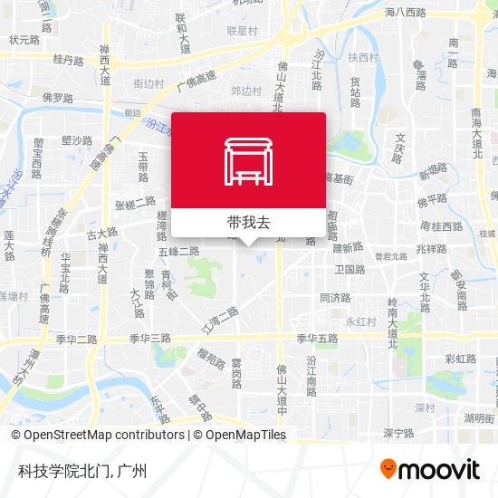 科技学院北门地图