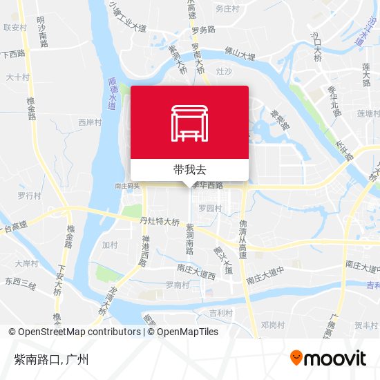 紫南路口地图