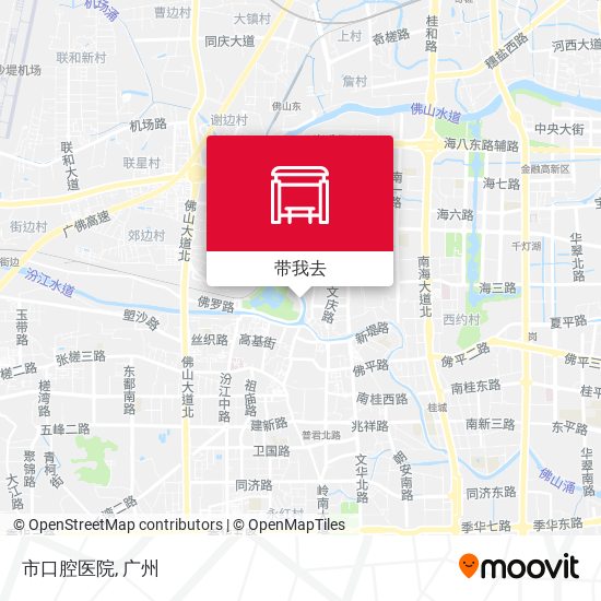 市口腔医院地图