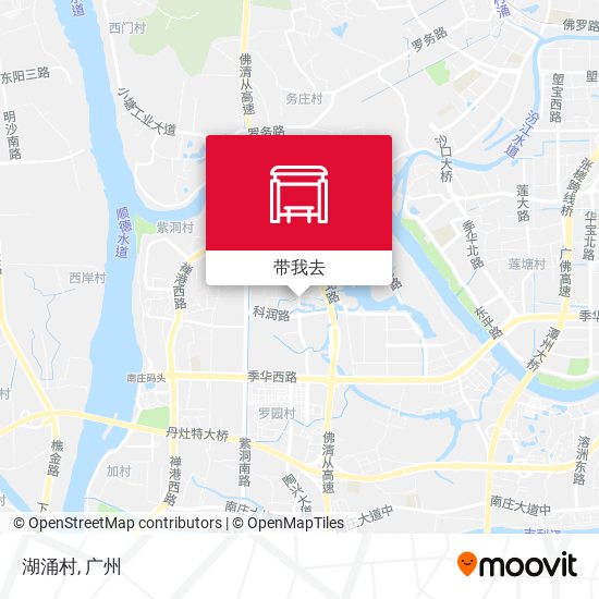 湖涌村地图