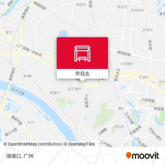 湖塘口地图