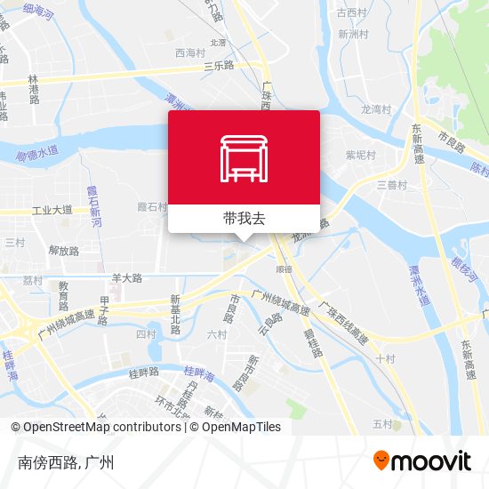 南傍西路地图
