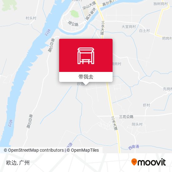 欧边地图