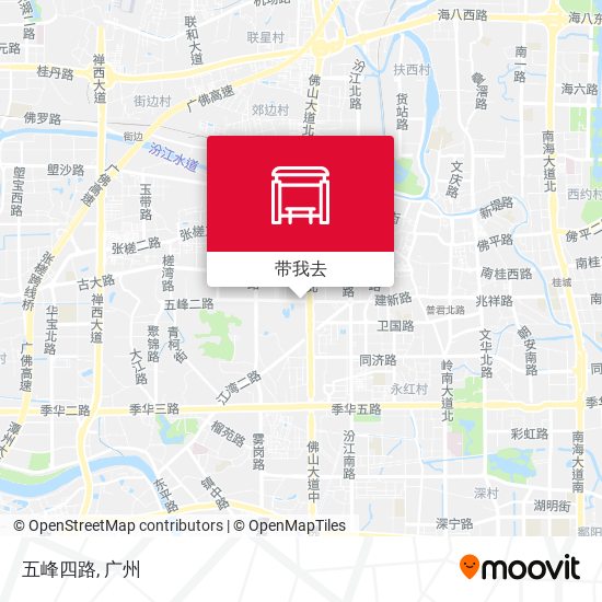五峰四路地图