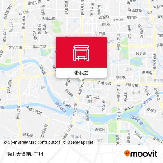 佛山大道南地图