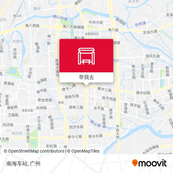 南海车站地图